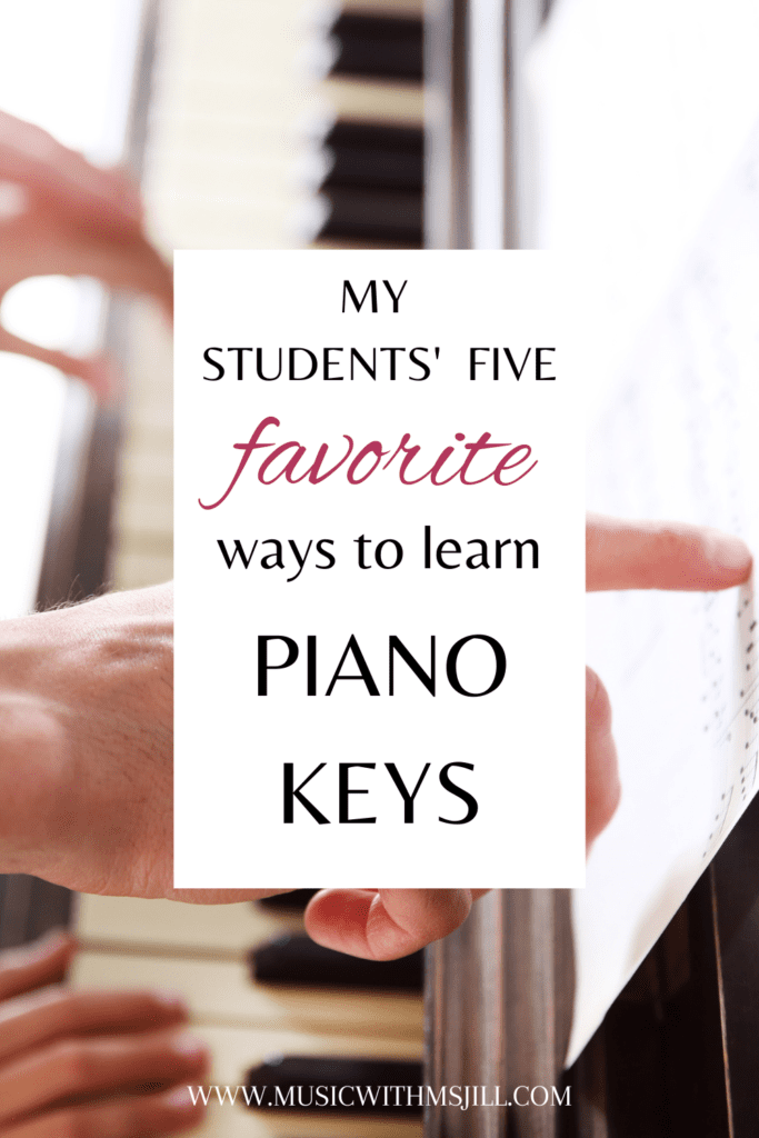 Favorite ways to teach piano key names