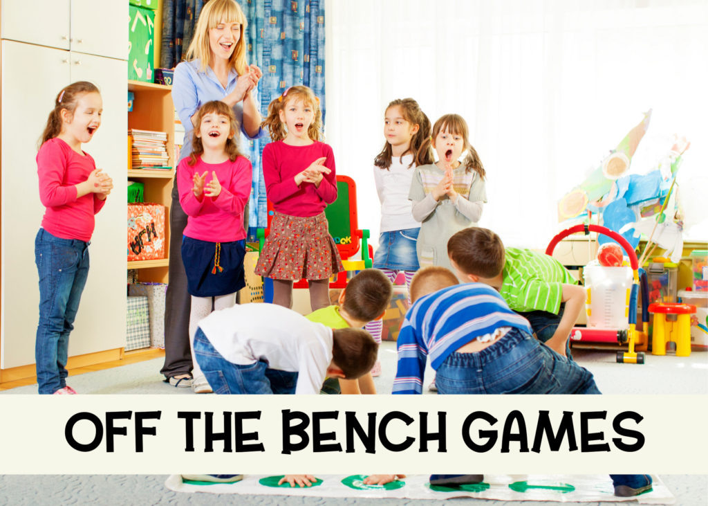 Off the bench games for teaching piano key names